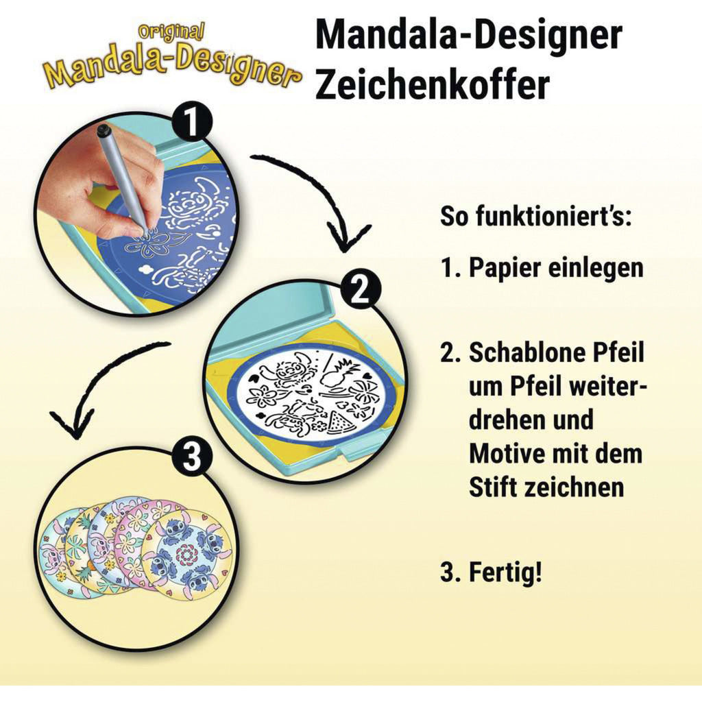 Mandala Designer Mini - Disney Stitch, Malen