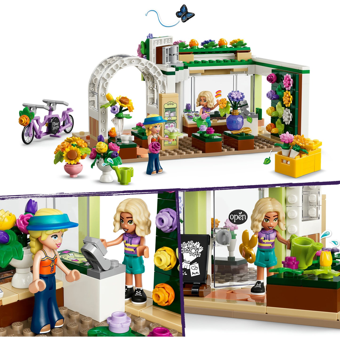42693 Friends Kreativer Blumenladen, Konstruktionsspielzeug