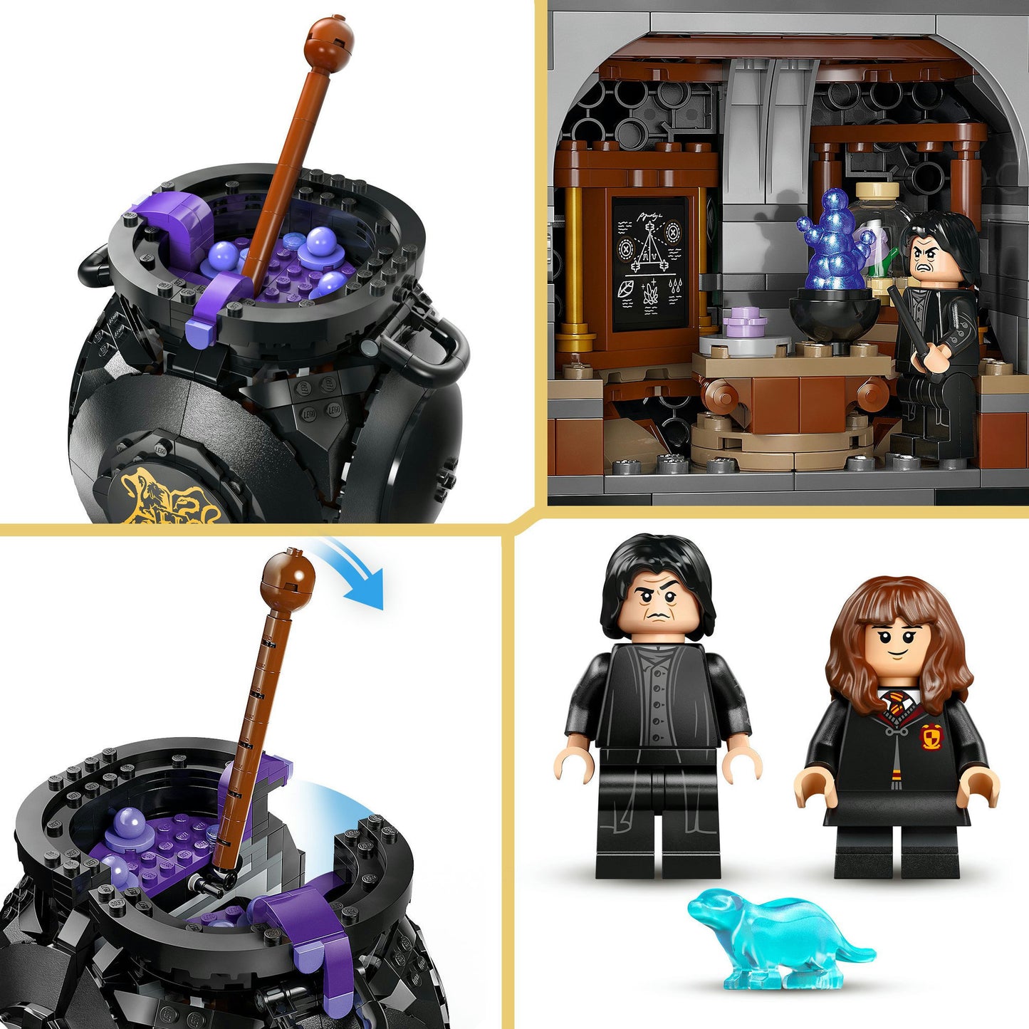 76464 Harry Potter Geheimes Klassenzimmer für Zaubertränke, Konstruktionsspielzeug