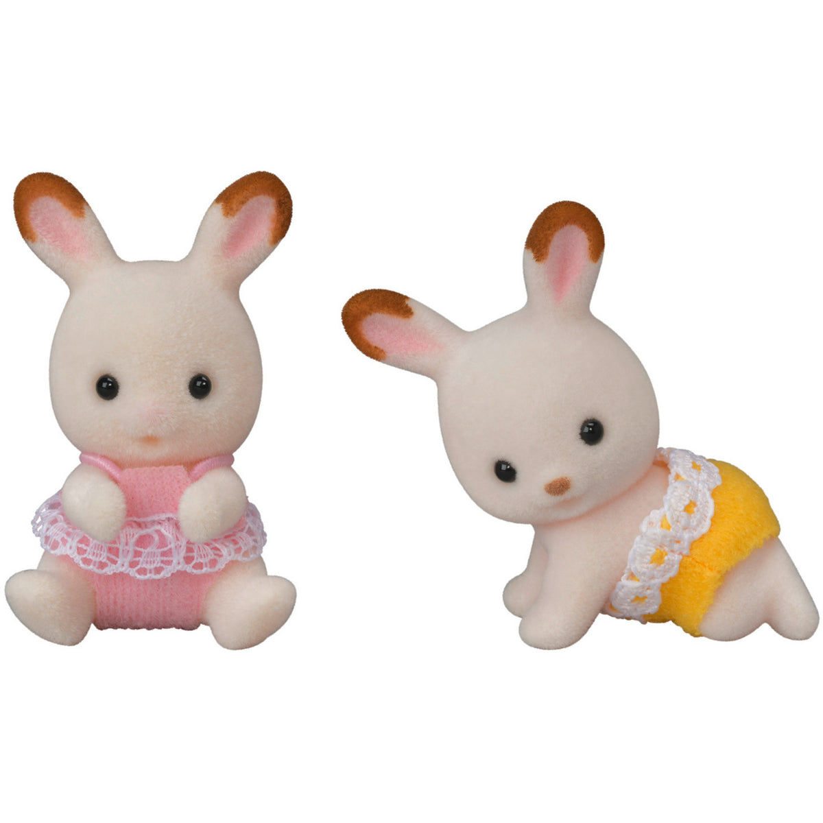 Sylvanian Families - Schokoladenhasen Zwillinge mit Kinderwagen, Konstruktionsspielzeug