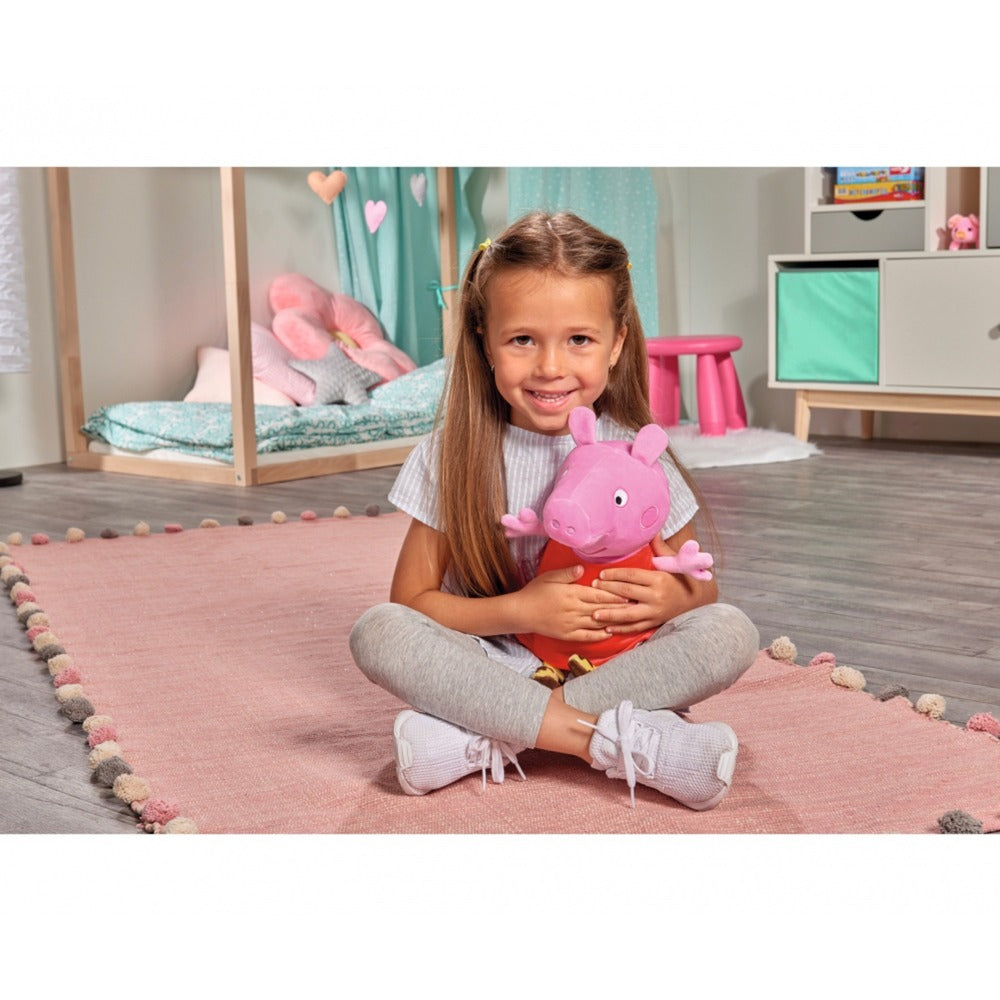 Simba Peppa Wutz mit Sound (rosa/rot, 22 cm)