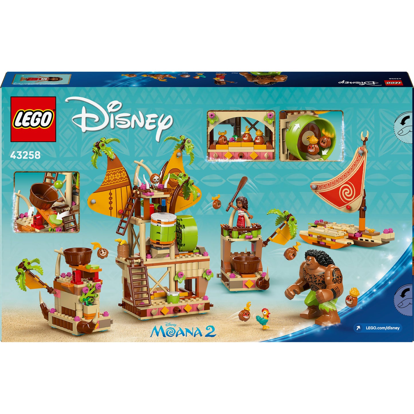 43258 Disney Princess Kakamora-Barge, Konstruktionsspielzeug
