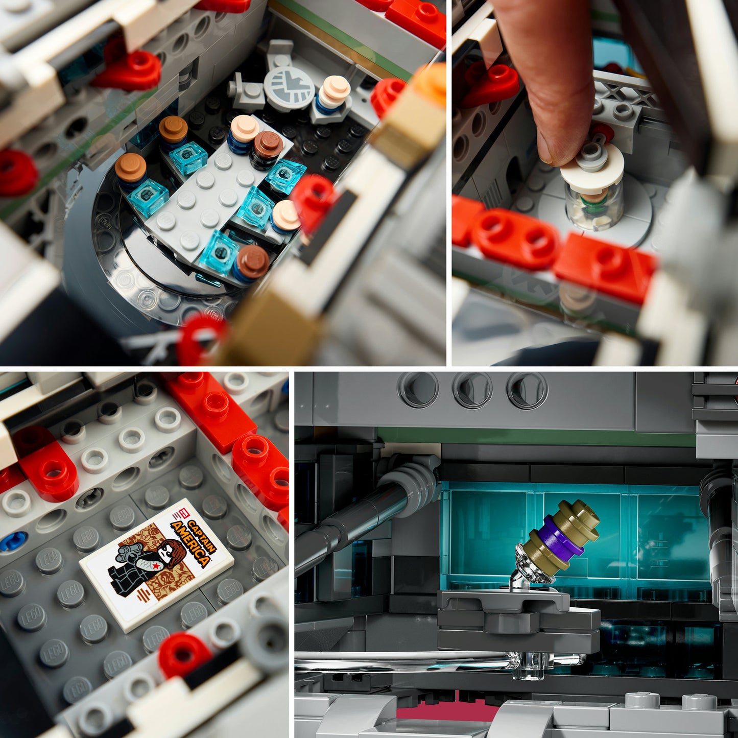 76354 Marvel Super Heroes S.H.I.E.L.D.-Helicarrier, Konstruktionsspielzeug