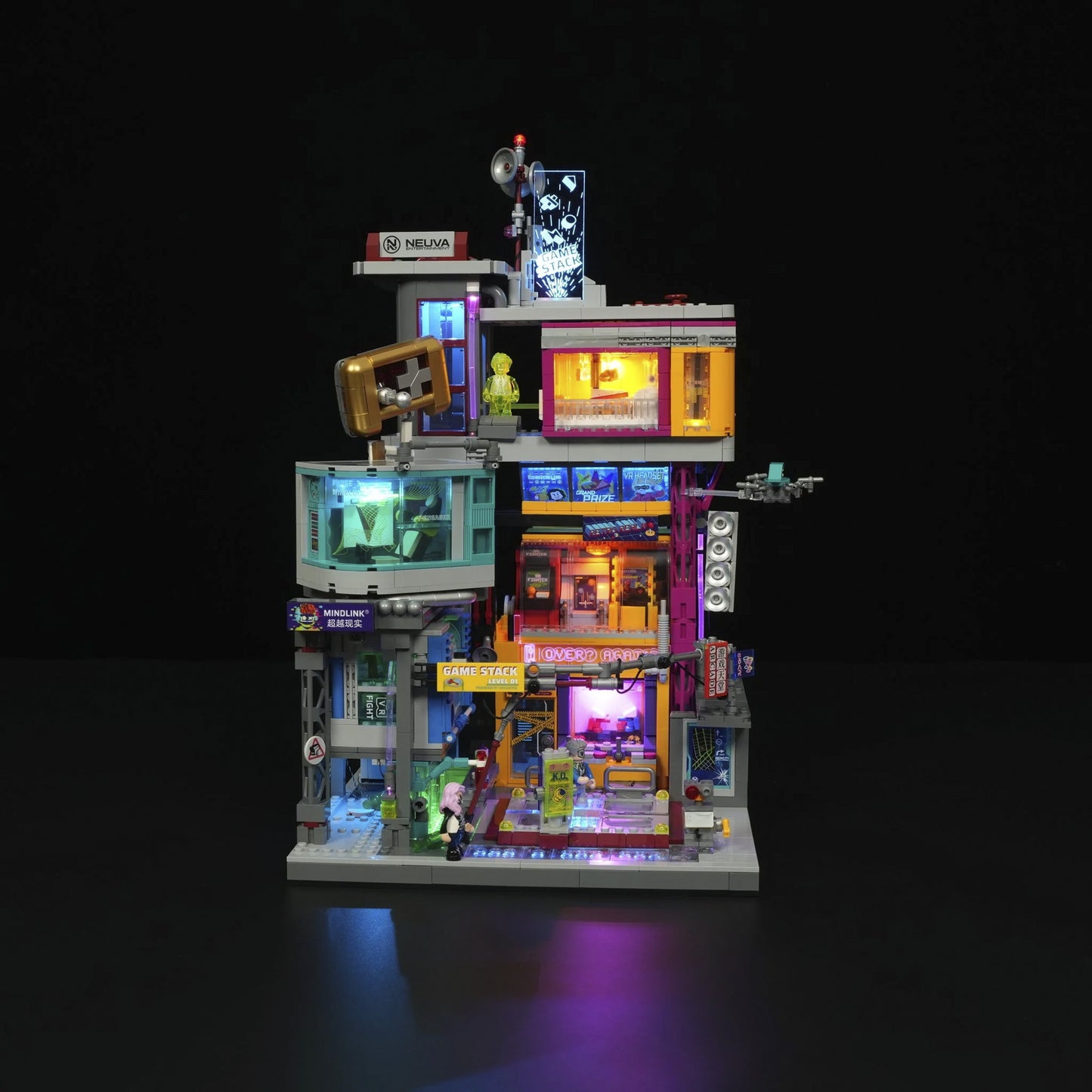 Cyberpunk Neoncity Gamestack, Konstruktionsspielzeug