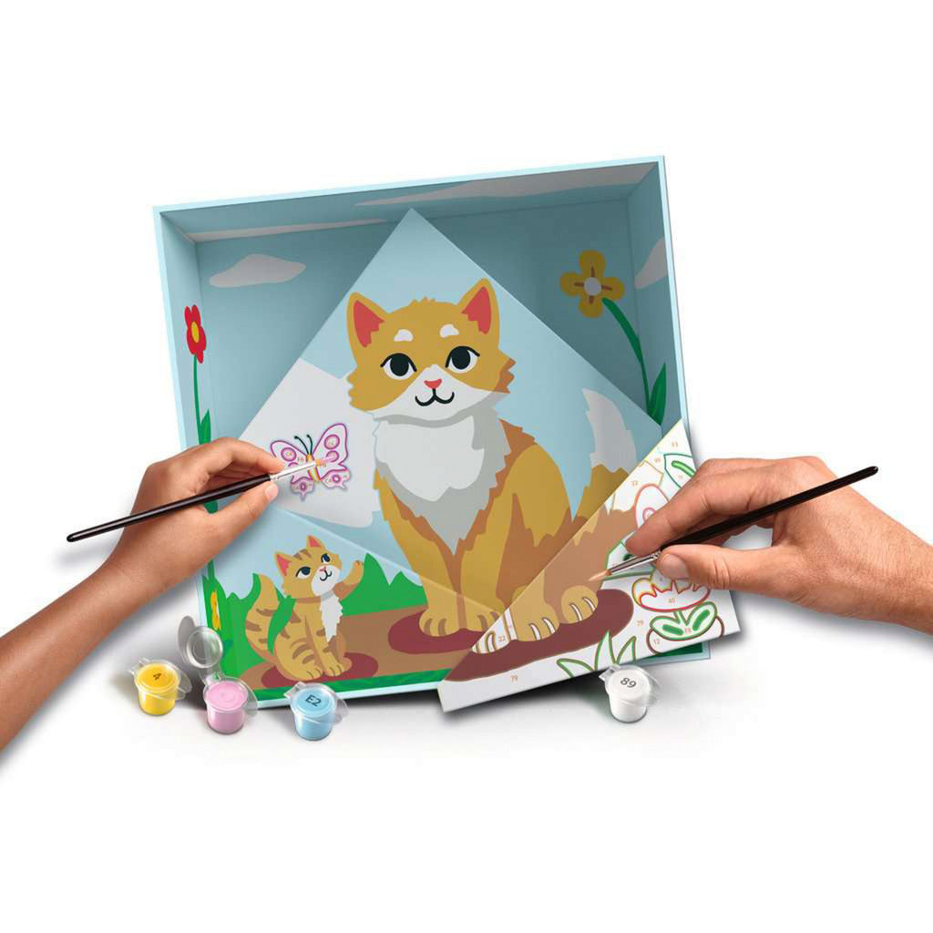 CreArt Do it together - Katze, Malen