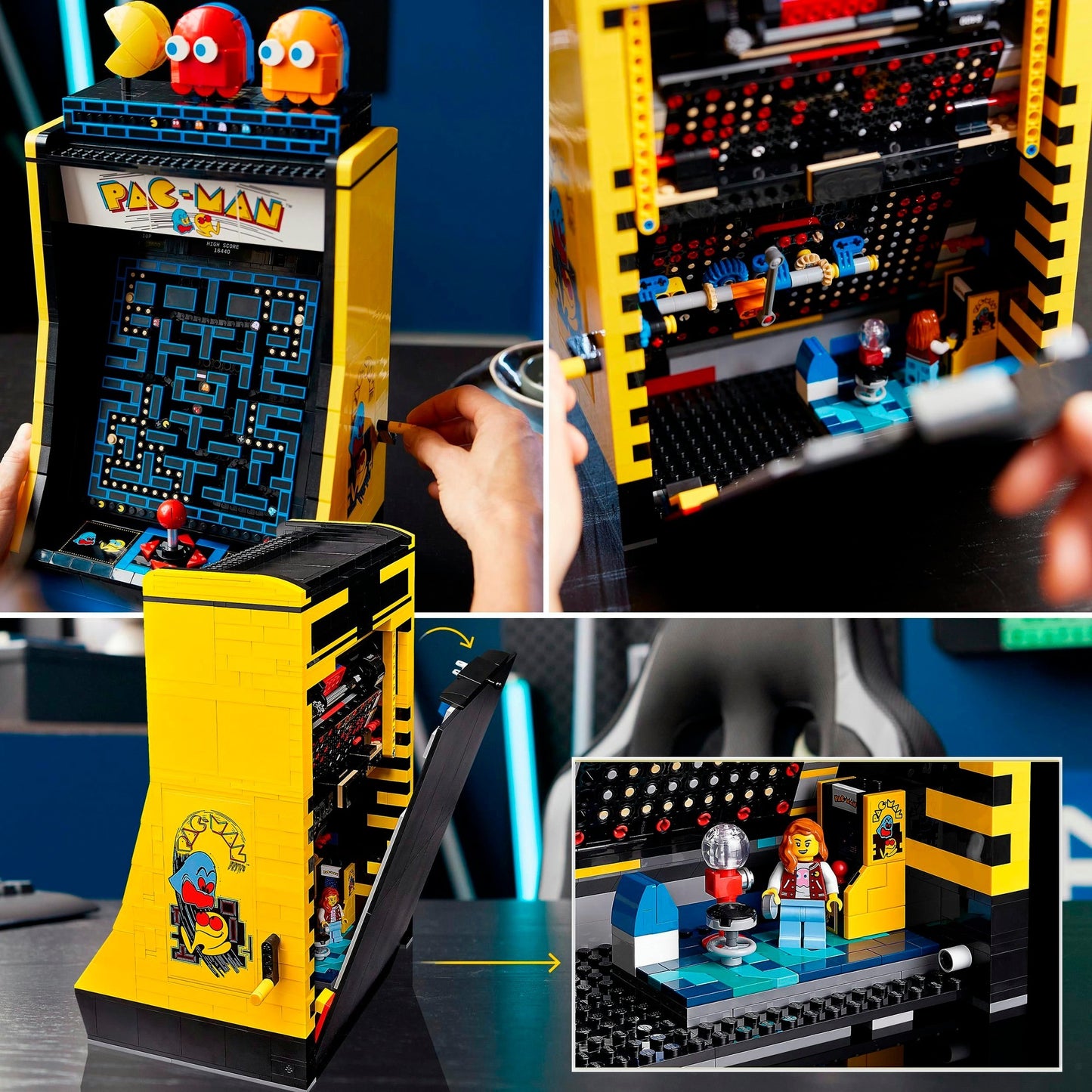 LEGO 10323 Icons PAC-MAN Spielautomat, Konstruktionsspielzeug