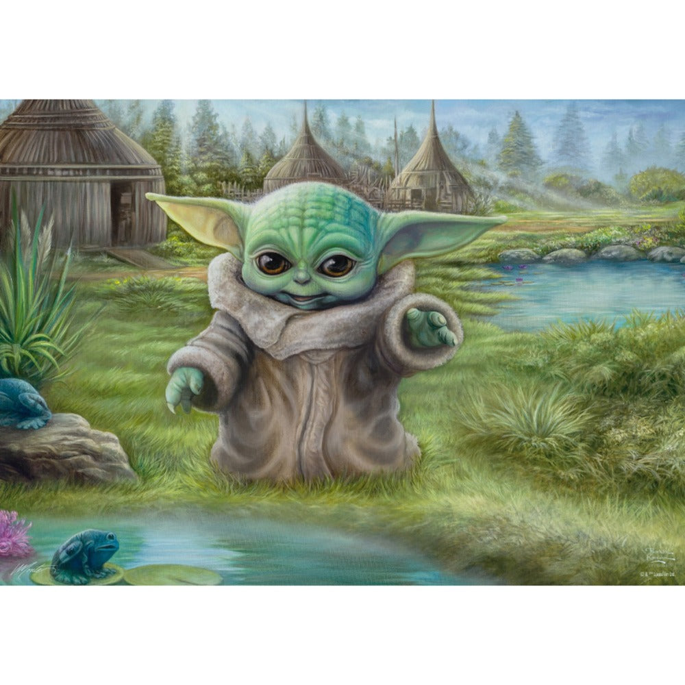 Schmidt Spiele Thomas Kinkade Studios: Star Wars The Mandalorian - Grogu Das Kind (1000 Teile)