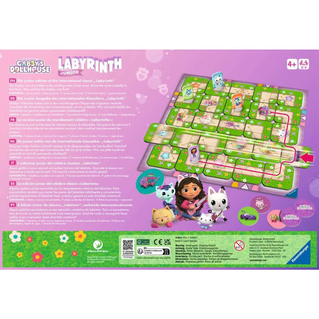 Ravensburger Gabby's Dollhouse Junior Labyrinth, Brettspiel