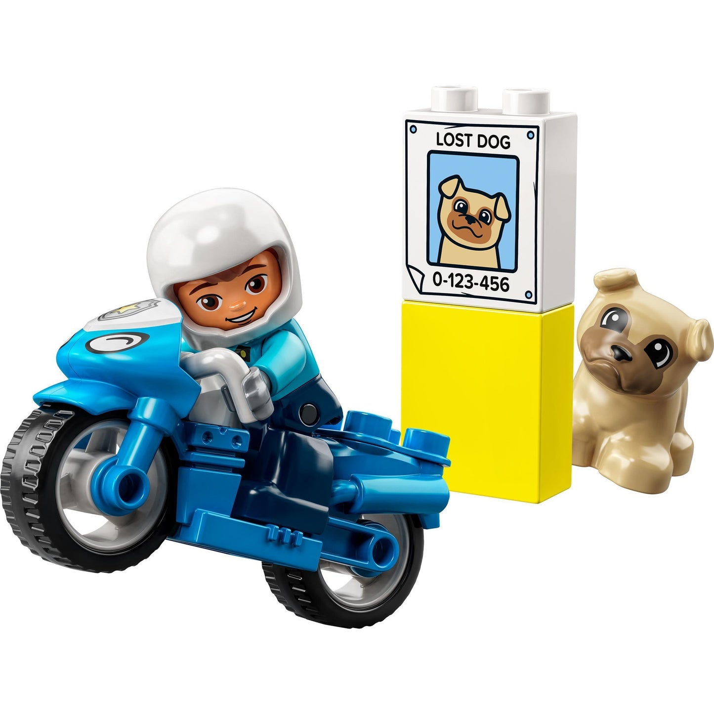 LEGO 10967 DUPLO Polizeimotorrad, Konstruktionsspielzeug