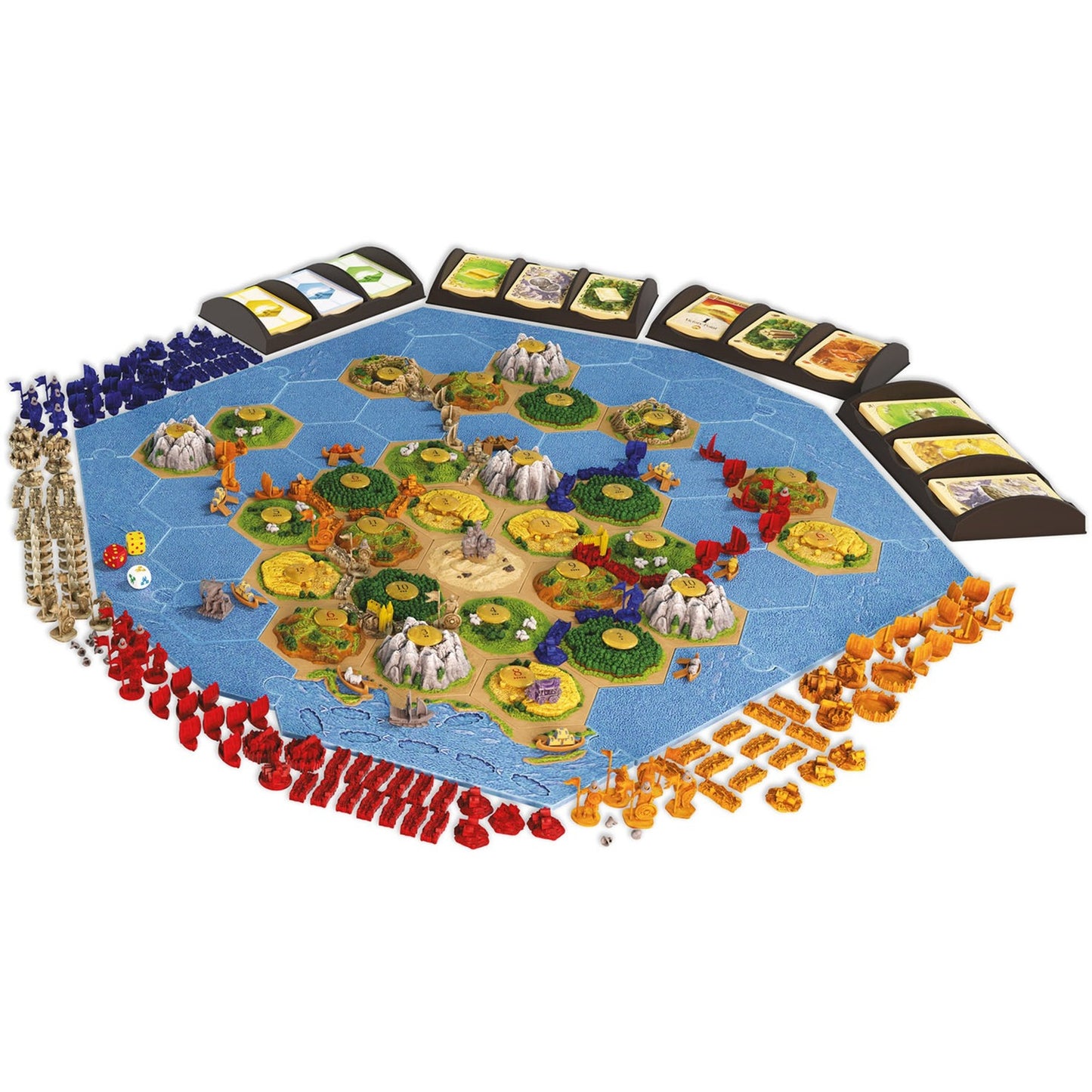 KOSMOS CATAN 3D - Seefahrer + Städte & Ritter, Brettspiel