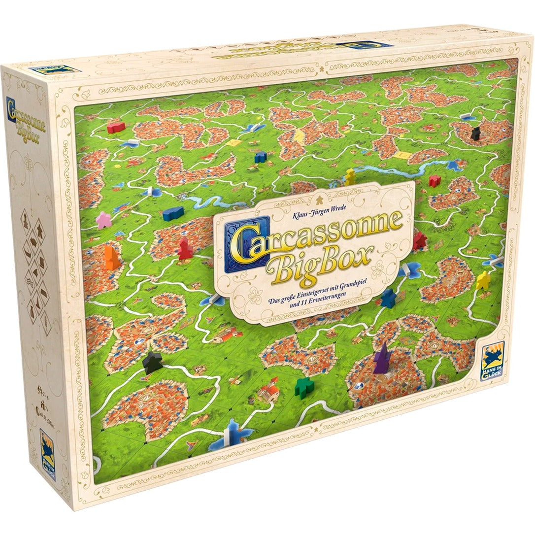 Asmodee Carcassonne Big Box (V3.0), Brettspiel