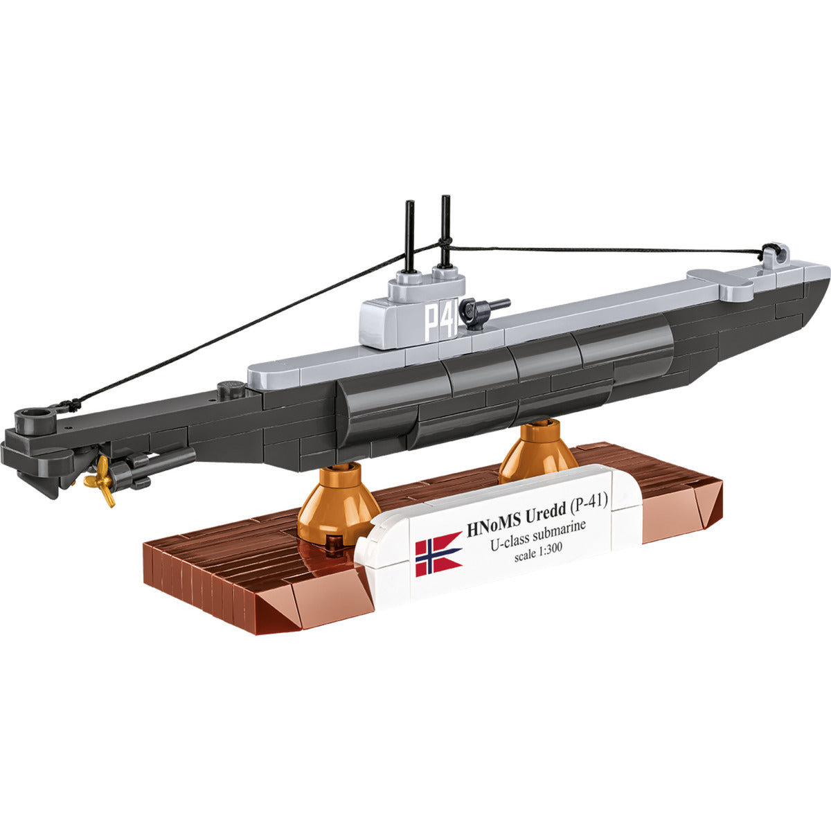 HNoMS Uredd (P-41) U-class submarine, Konstruktionsspielzeug