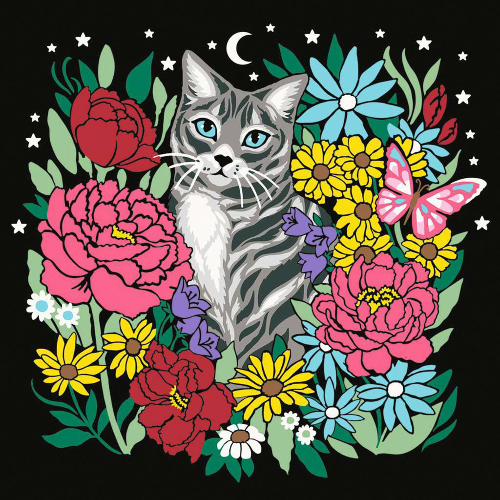CreArt - Pixie Cold: Katze, Malen