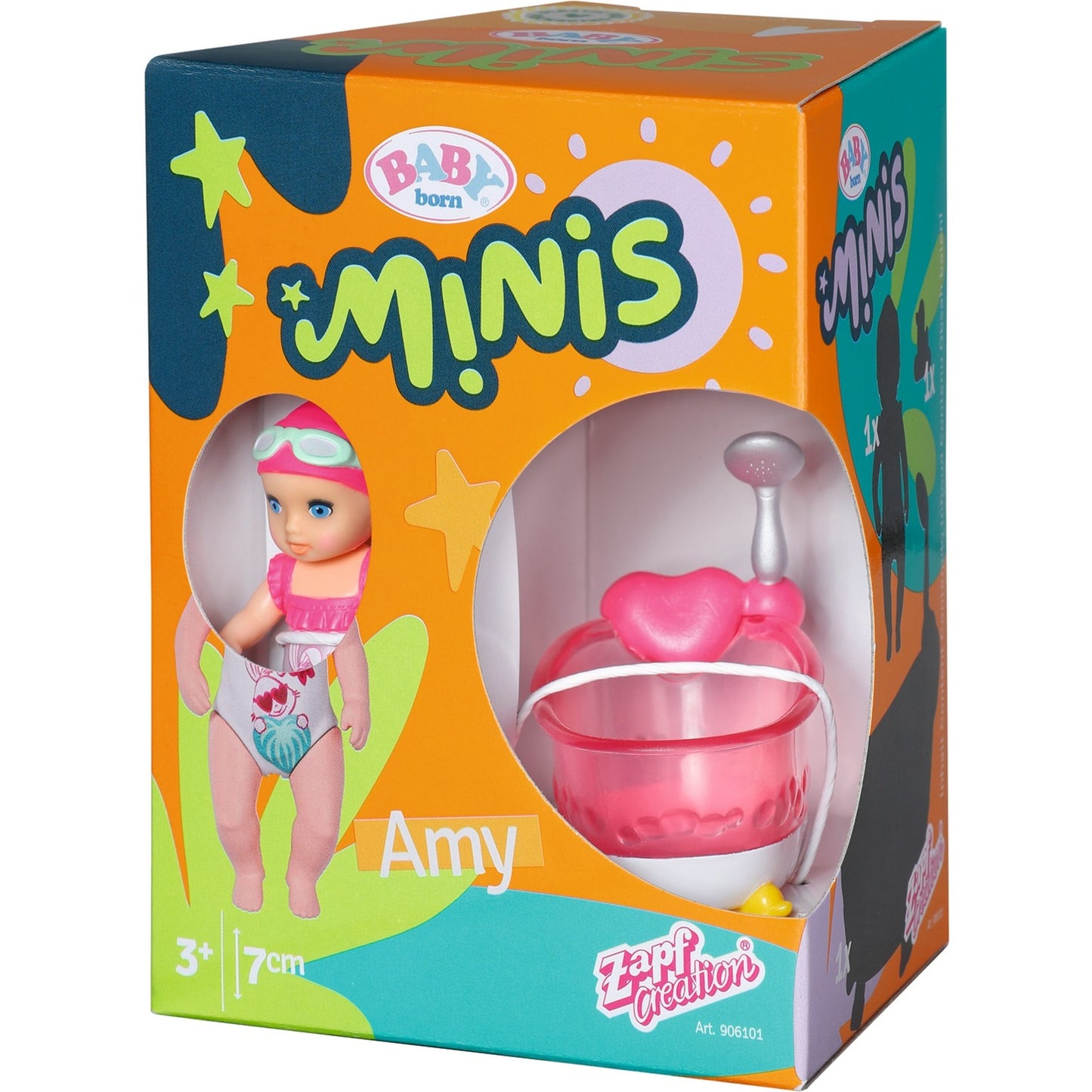 ZAPF Creation BABY born® Minis - Playset Badewanne mit Amy