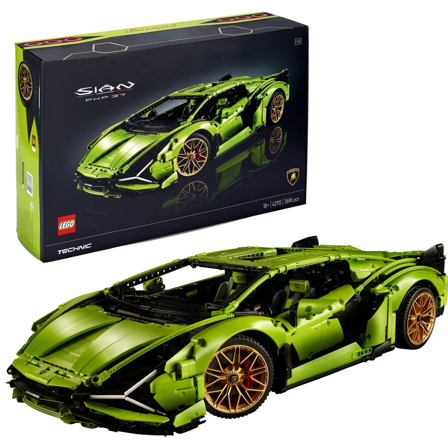 LEGO 42115 Technic Lamborghini Sián FKP 37 (hellgrün)