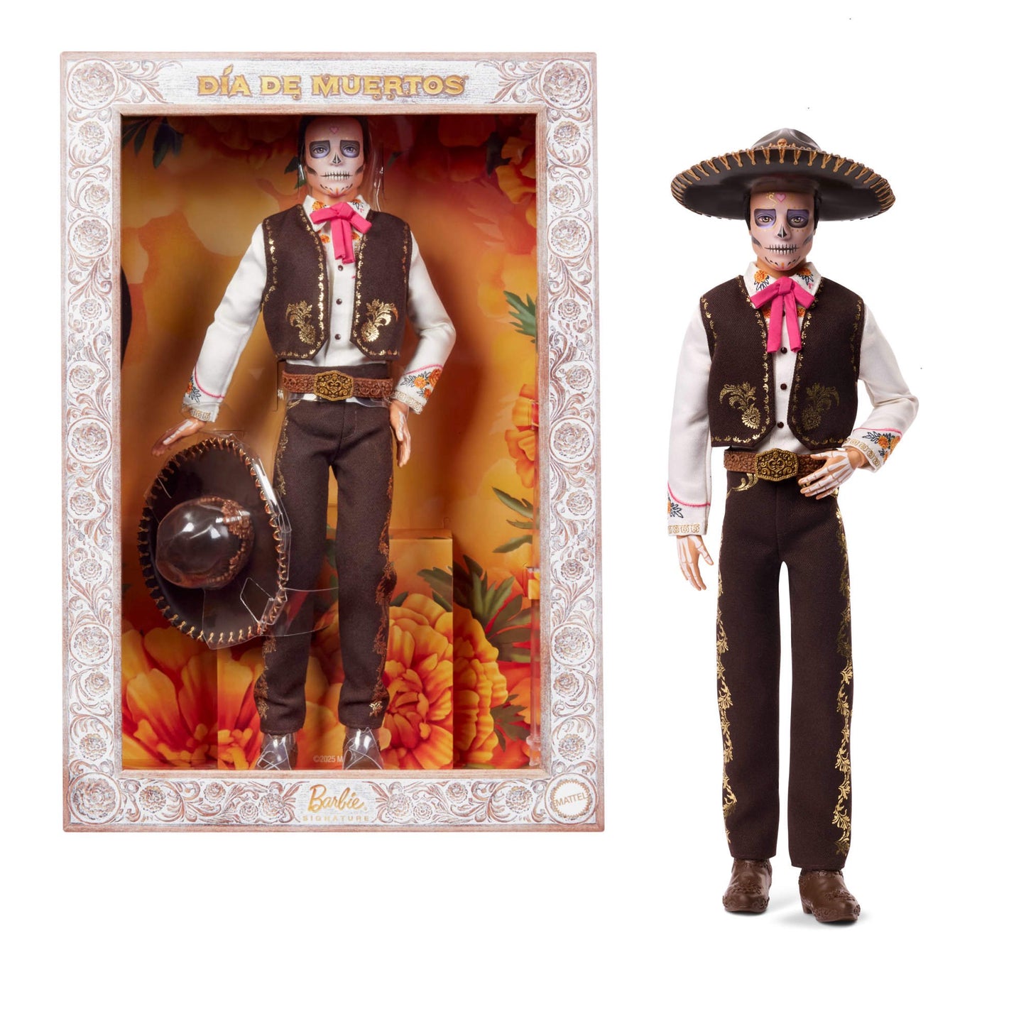 Barbie Signature Dia De Muertos 2025 - Ken-Puppe mit Anzug und Sombrero
