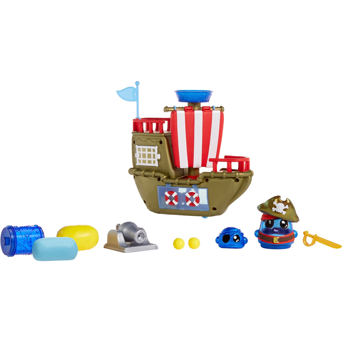 DohKins Pirate Ship Playset, Kneten
