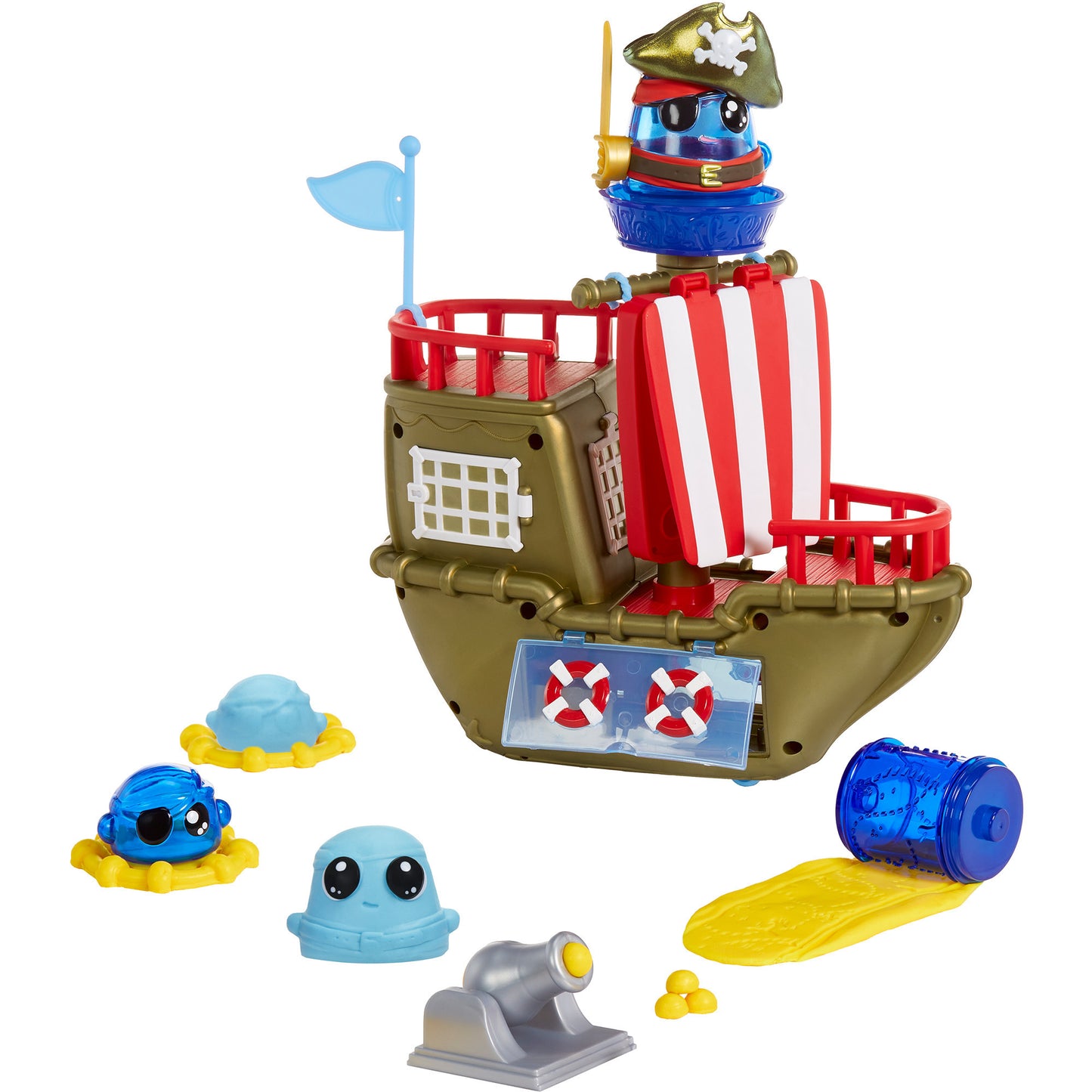 DohKins Pirate Ship Playset, Kneten