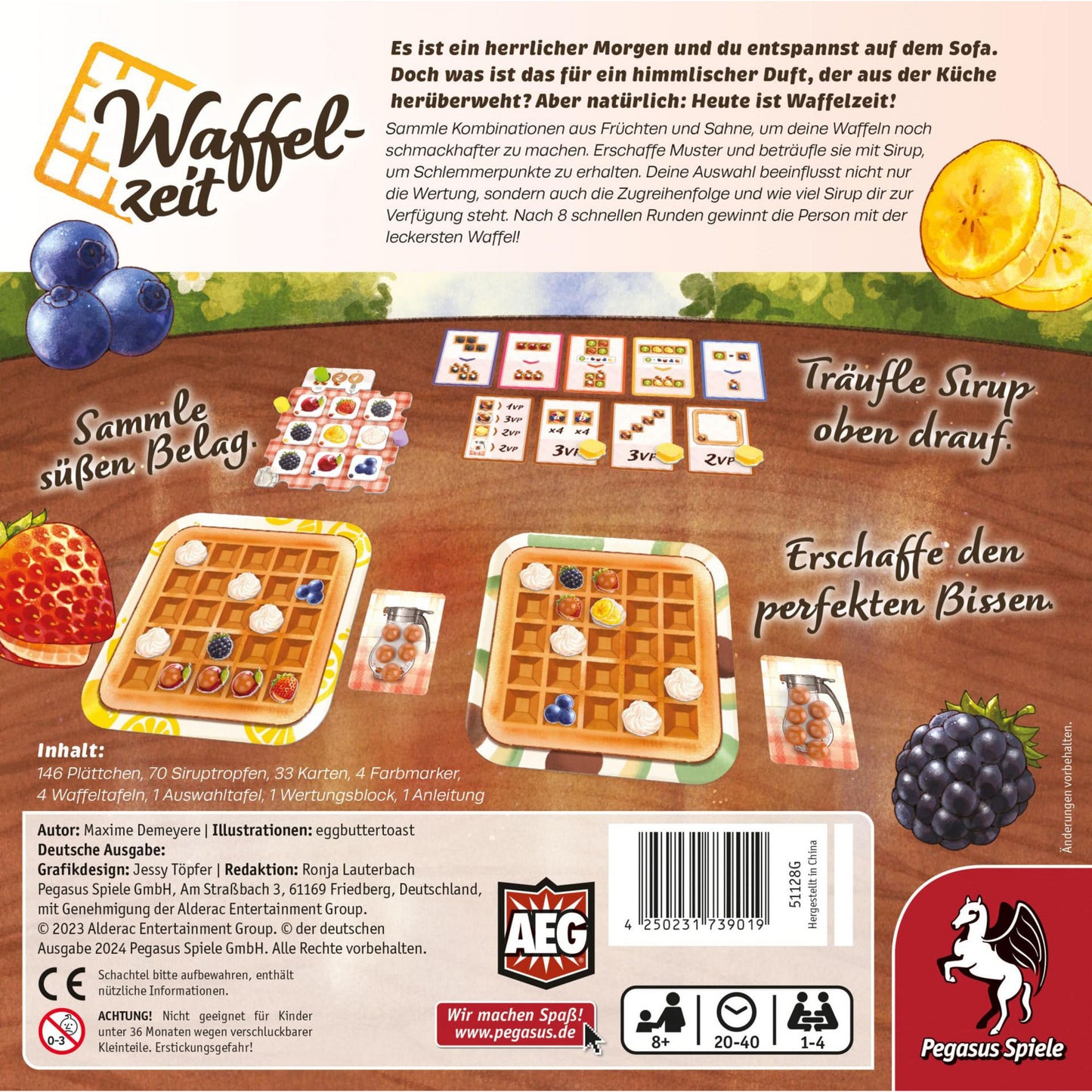 Waffelzeit, Brettspiel