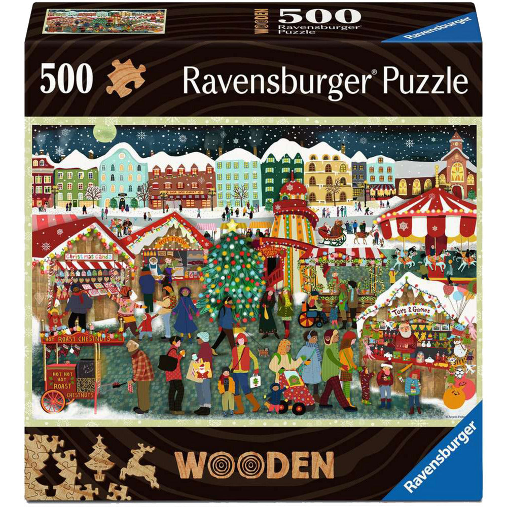 Wooden Puzzle - Weihnachtsmarkt