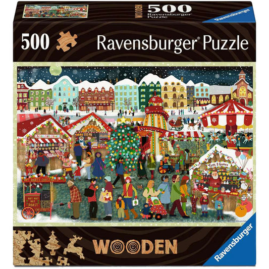 Wooden Puzzle - Weihnachtsmarkt