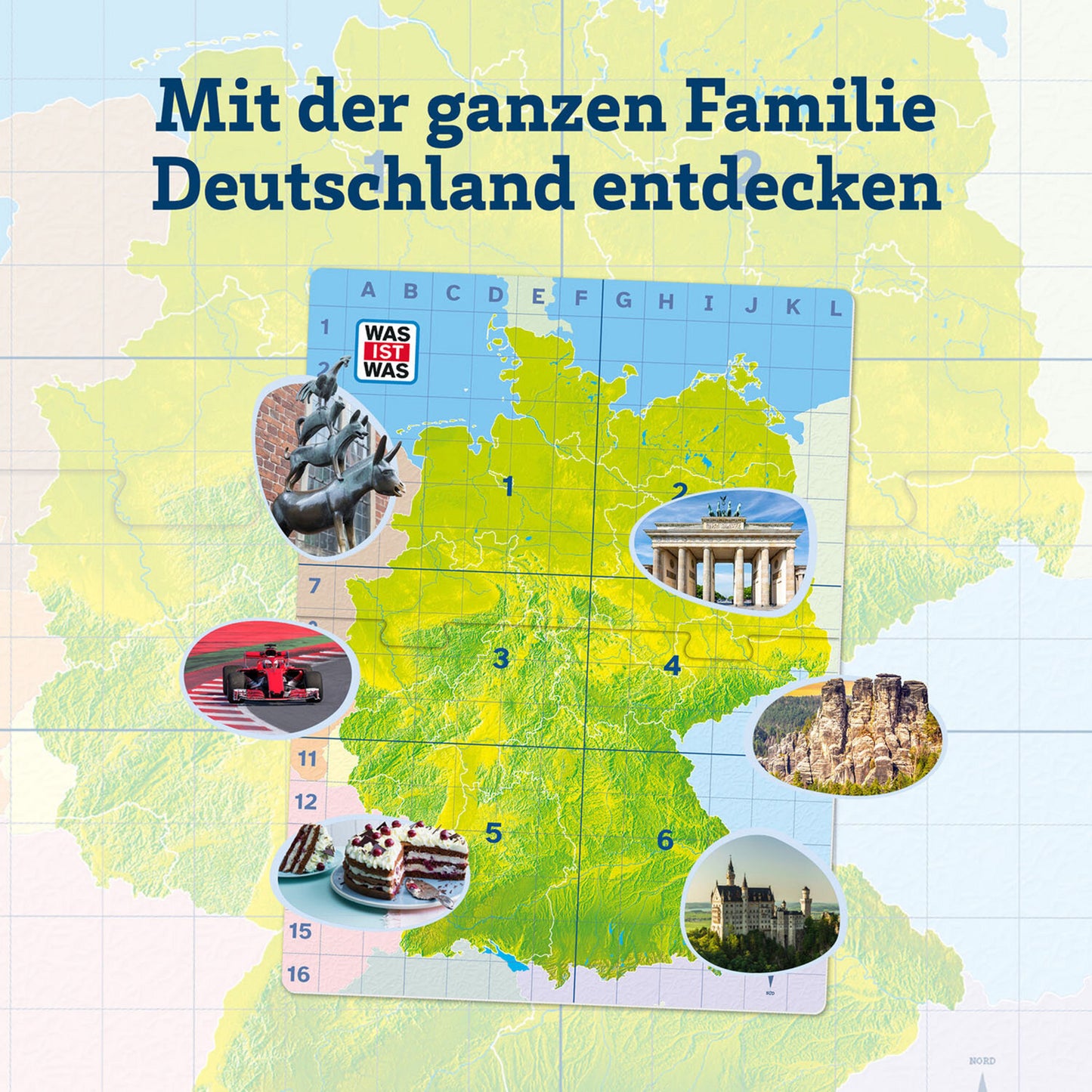 WAS IST WAS - Entdecke Deutschland, Brettspiel