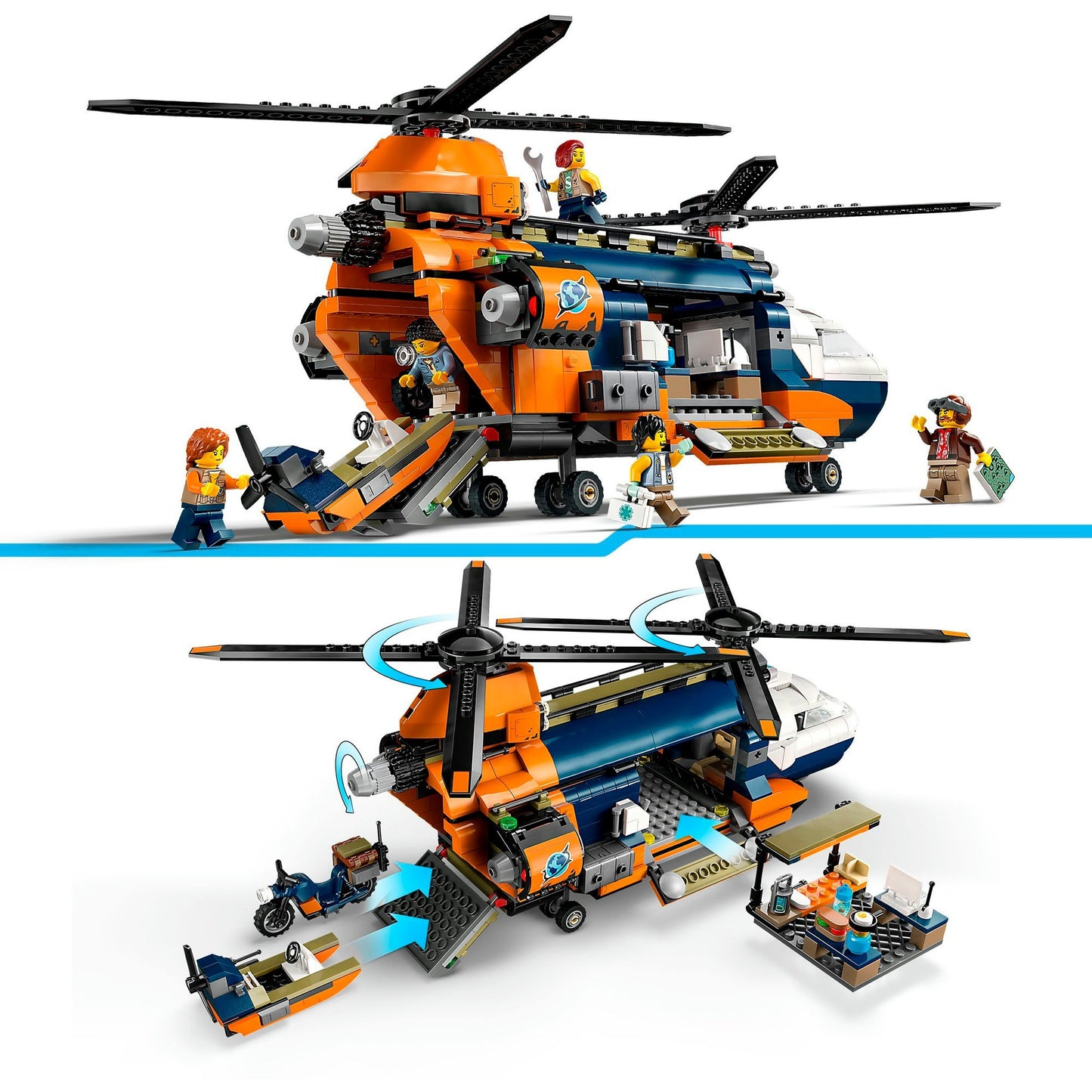 LEGO 60437 City Dschungelforscher-Hubschrauber, Konstruktionsspielzeug