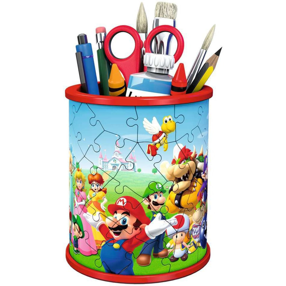 Ravensburger 3D Puzzle Utensilo Super Mario (Stiftehalter für Super Mario Fans ab 6 Jahren)