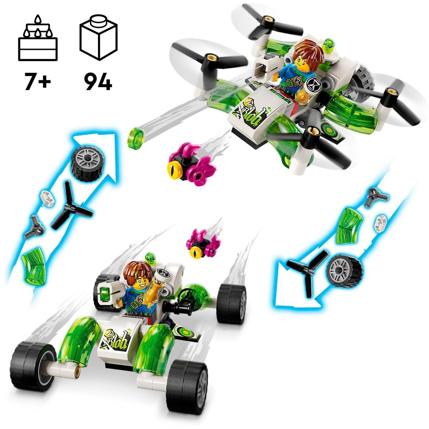 LEGO 71471 DreamZzz Mateos Geländeflitzer, Konstruktionsspielzeug