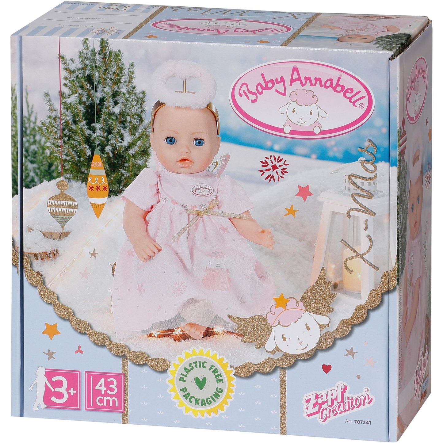ZAPF Creation Baby Annabell® Weihnachtskleid 43cm