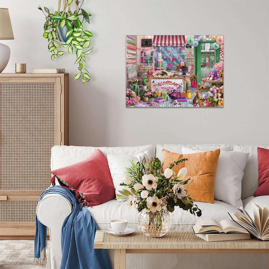 Puzzle Der kleine Blumenladen