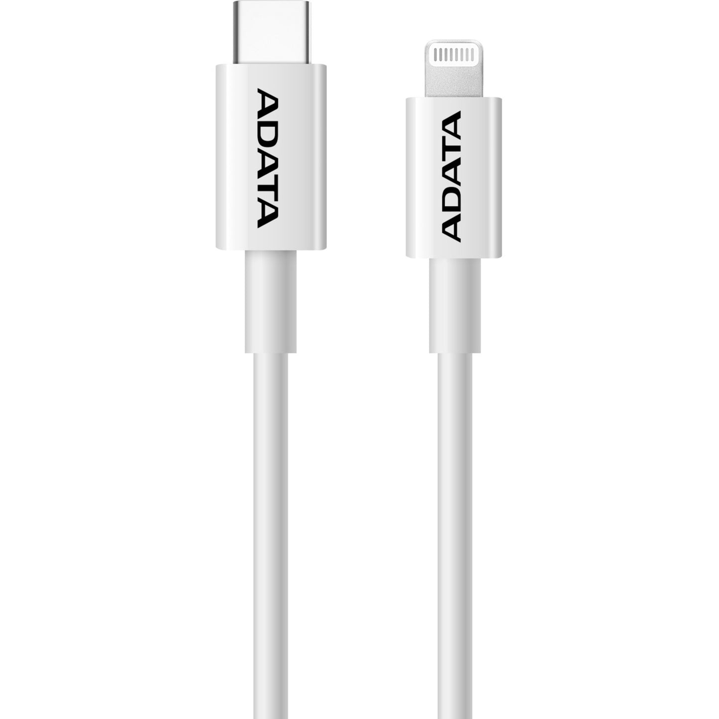 ADATA USB 2.0 Ladekabel, USB-C Stecker > Lightning Stecker (weiss, 1 Meter, PD)