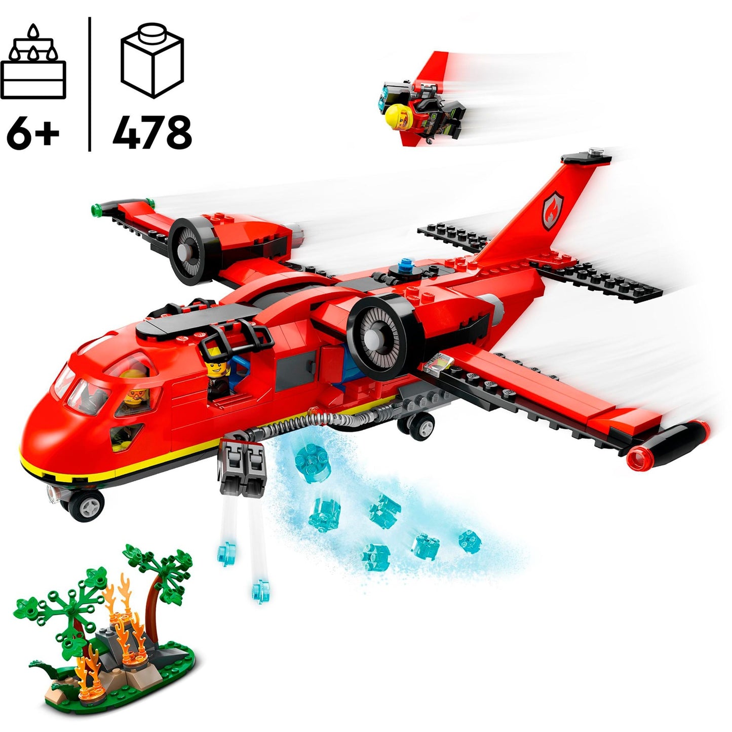 LEGO 60413 City Löschflugzeug, Konstruktionsspielzeug