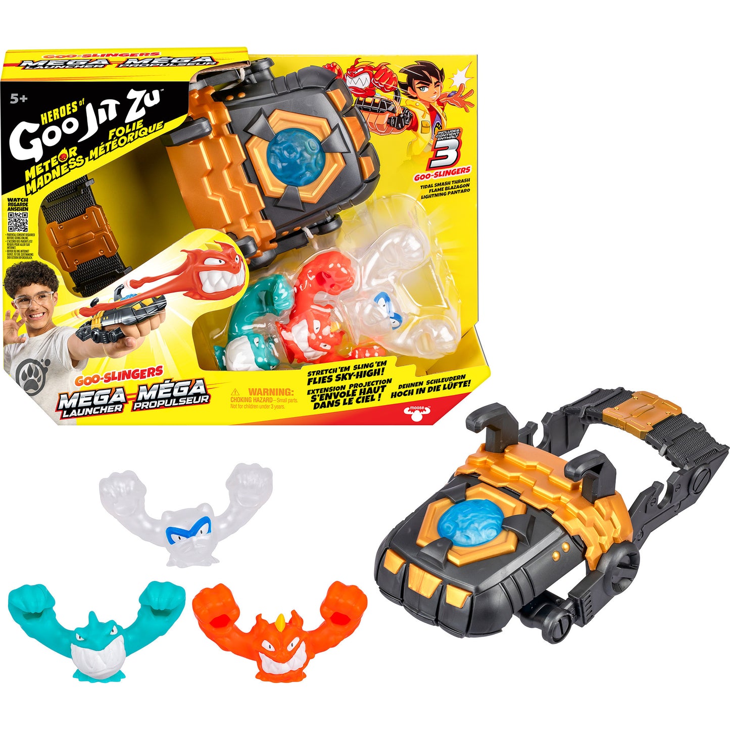 Heroes of Goo Jit Zu - Meteor Madness Goo-Slingers Mega Launcher, Spielfigur