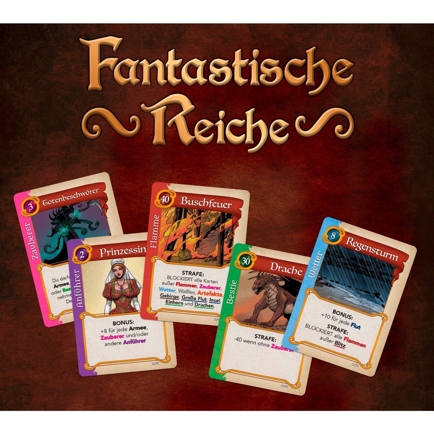 Pegasus Fantastische Reiche, Kartenspiel