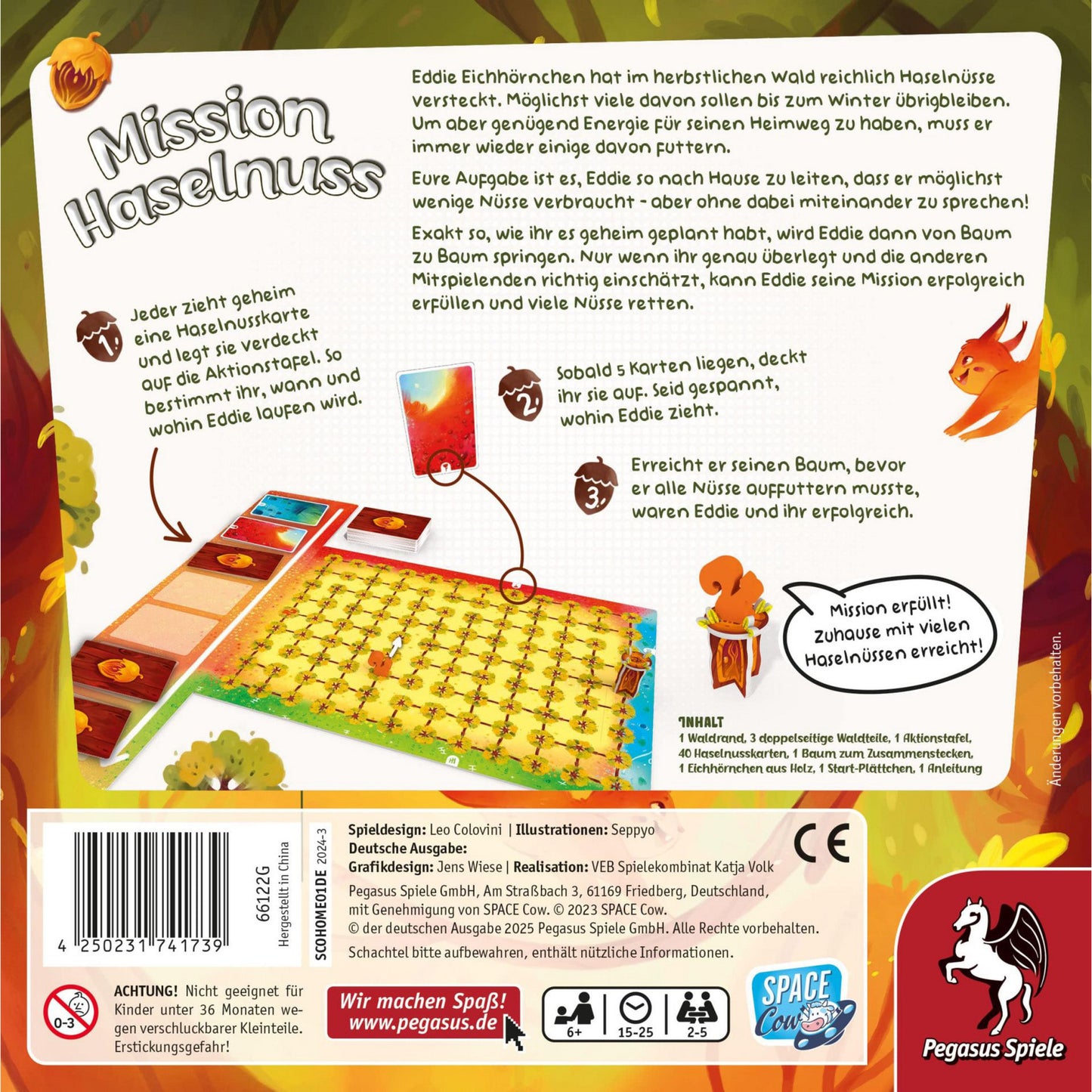 Mission Haselnuss, Brettspiel