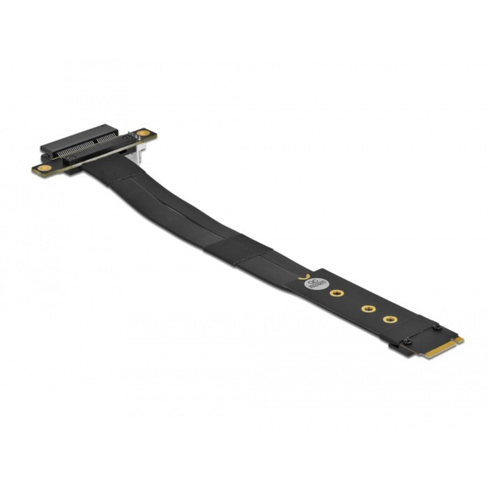 DeLOCK M.2 Key M > PCIe x4 NVMe Adapterkabel (schwarz, 20cm)