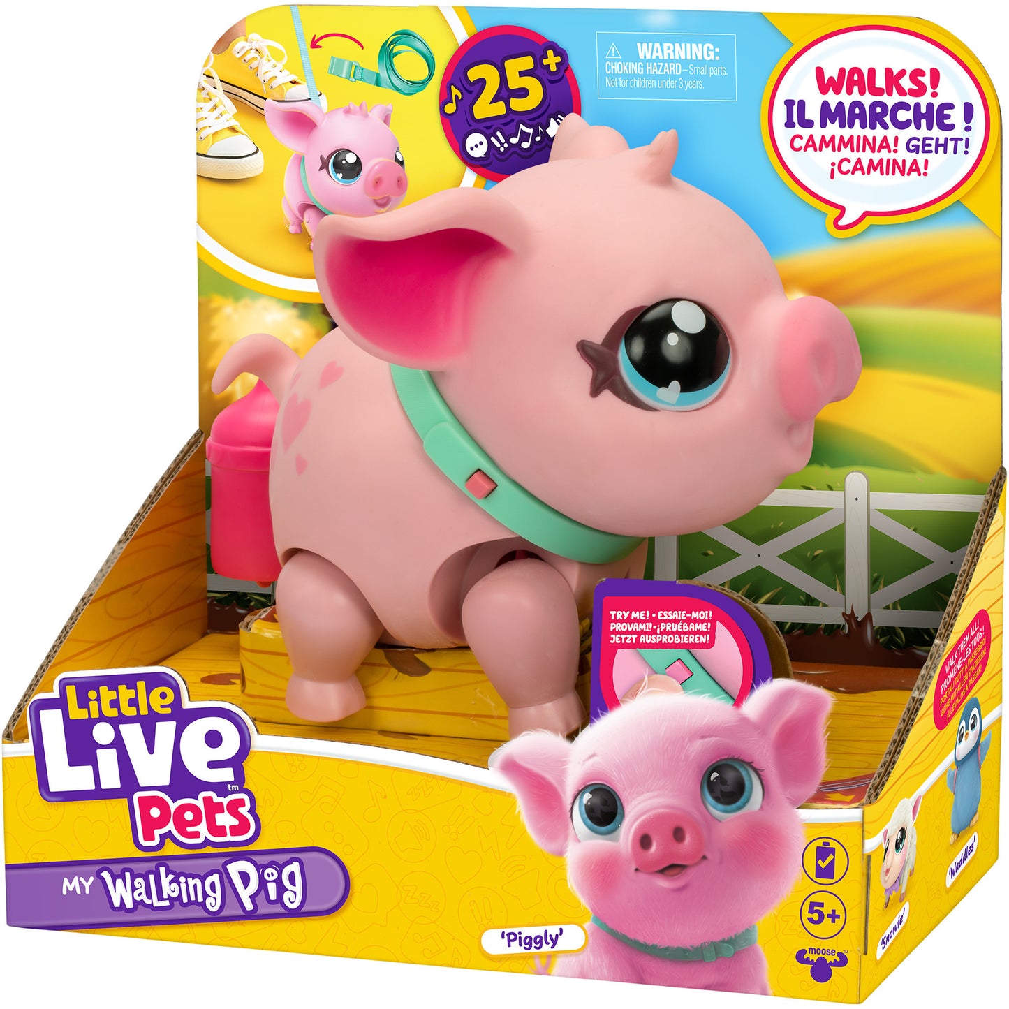 Little Live Pets - Mein Hausschwein Piggly, Kuscheltier