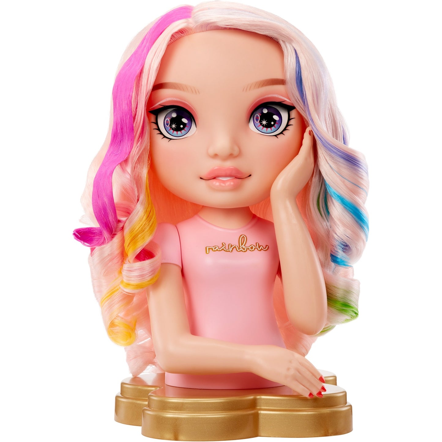 MGA Entertainment Rainbow HIgh Styling Head Playset, Schmink- und Frisierkopf