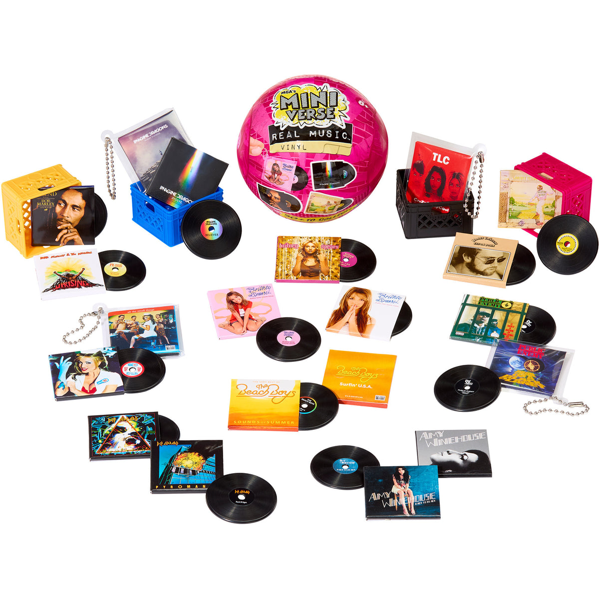MGA's Miniverse Real Music Vinyl - Mini Playable Vinyl Records, Basteln