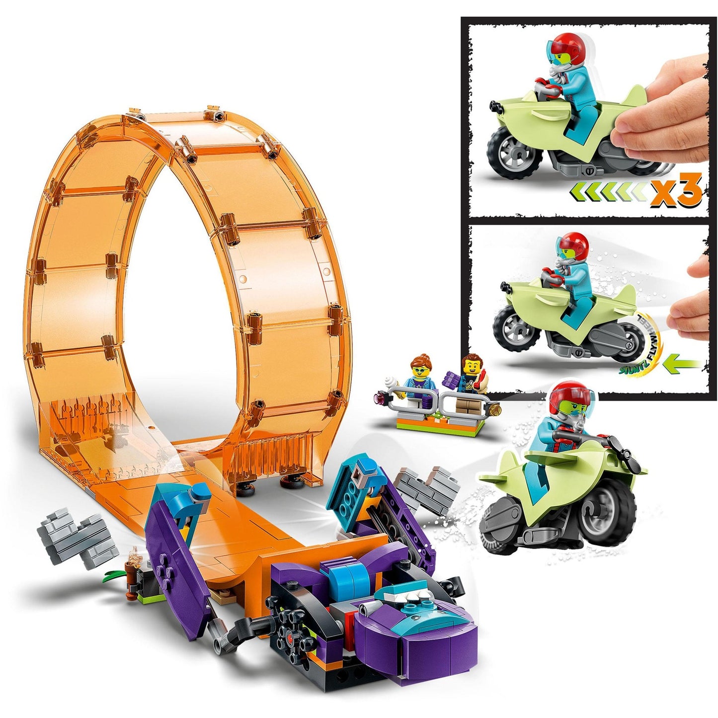 LEGO 60338 City Stuntz Schimpansen-Stuntlooping, Konstruktionsspielzeug