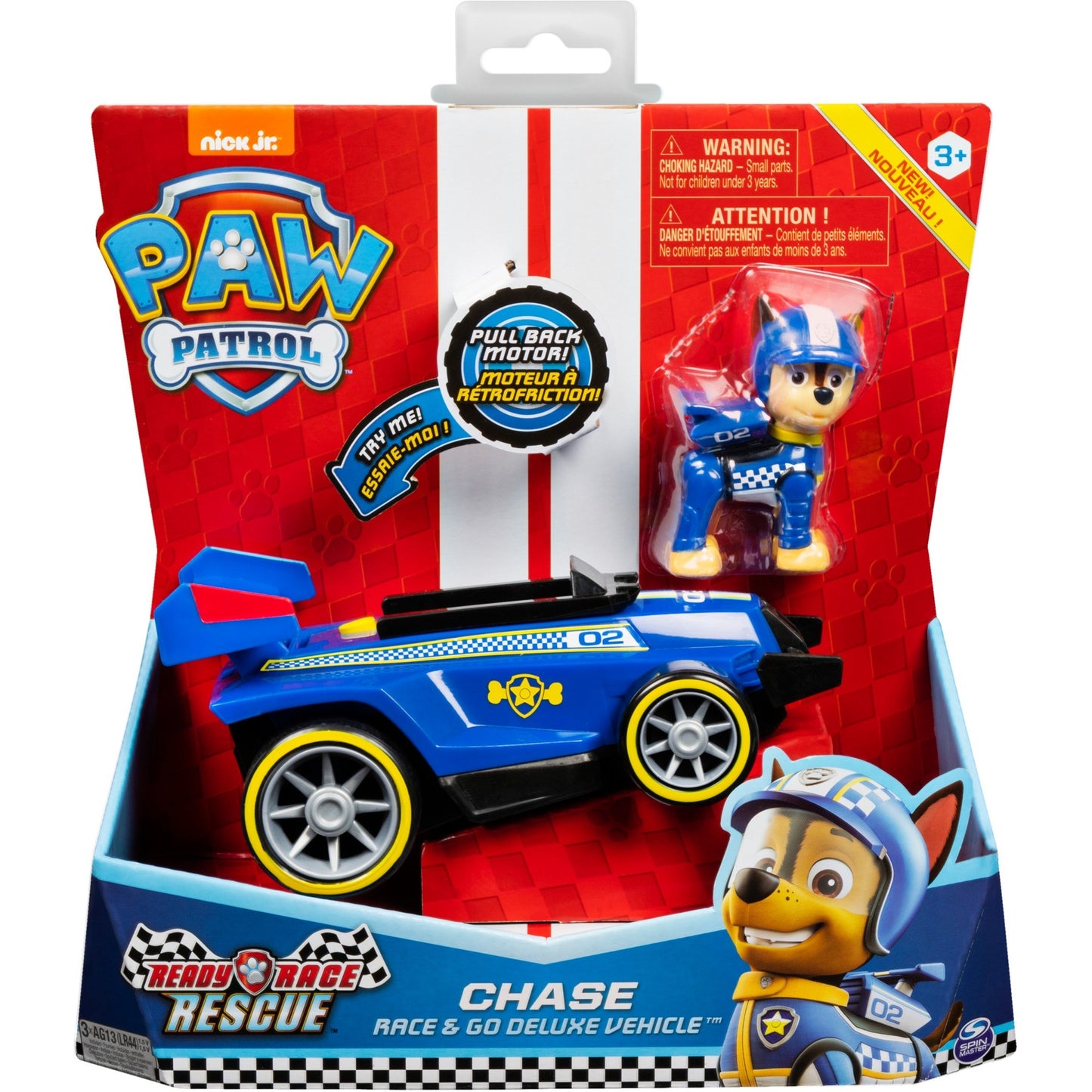 Spin Master Paw Patrol - Ready, Race, Rescue, Chases Race & Go Deluxe Basis Fahrzeug , Spielfahrzeug