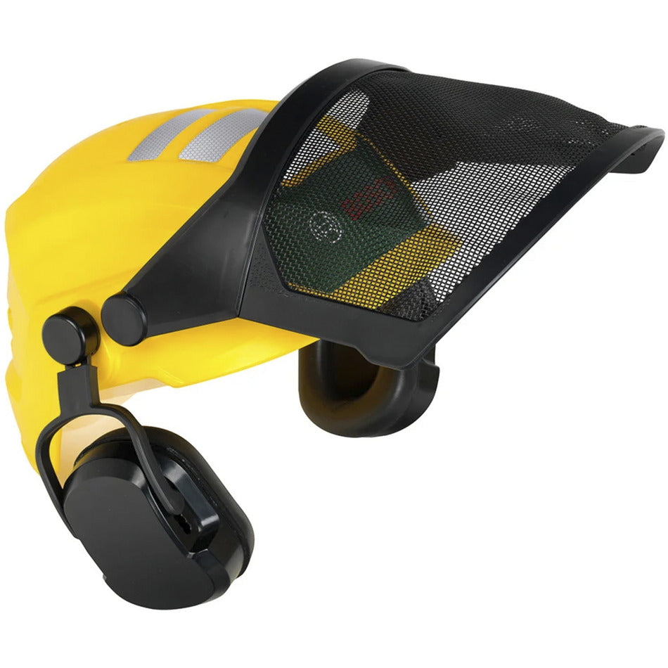 Bosch - Waldarbeiter Helm mit Visier, Gartenspielgerät