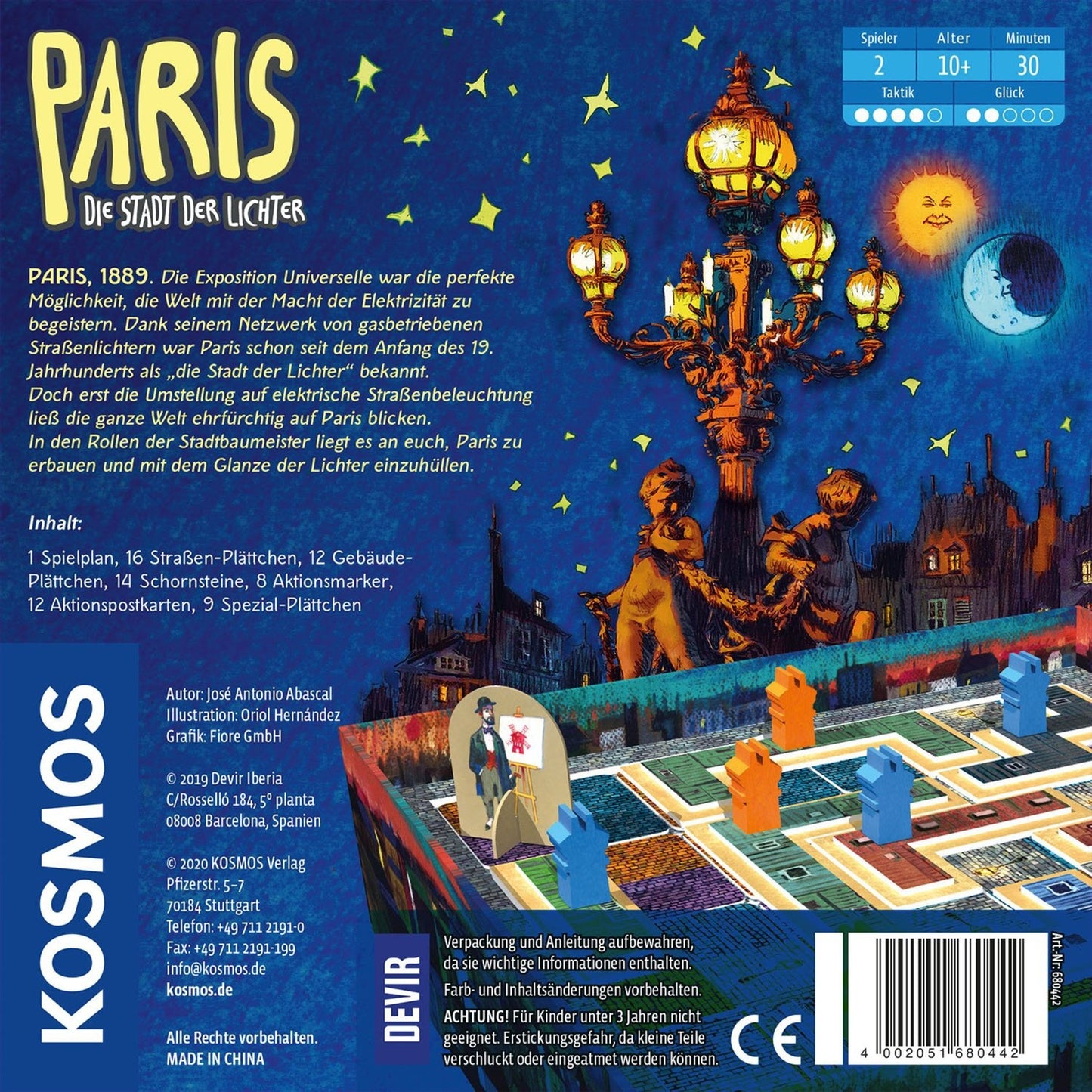 Paris, Brettspiel
