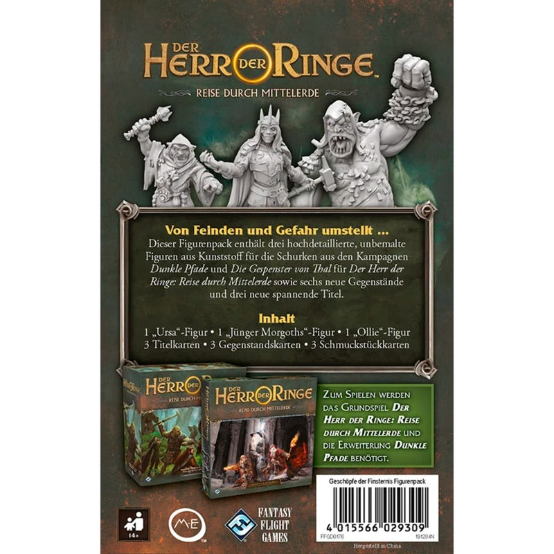 Asmodee Der Herr der Ringe: Reise durch Mittelerde - Geschöpfe der Finsternis, Brettspiel