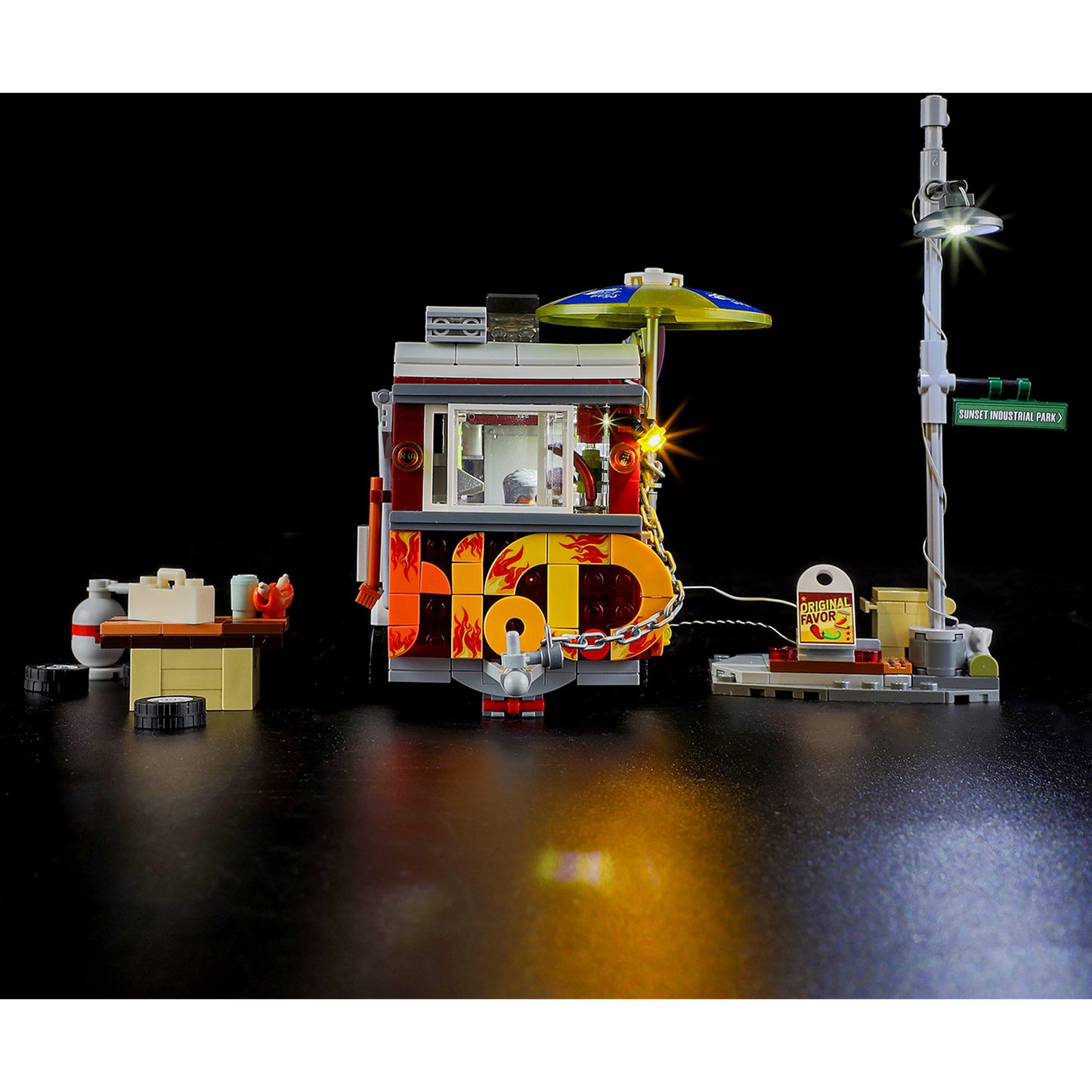 Chili Dog Anhänger, Konstruktionsspielzeug