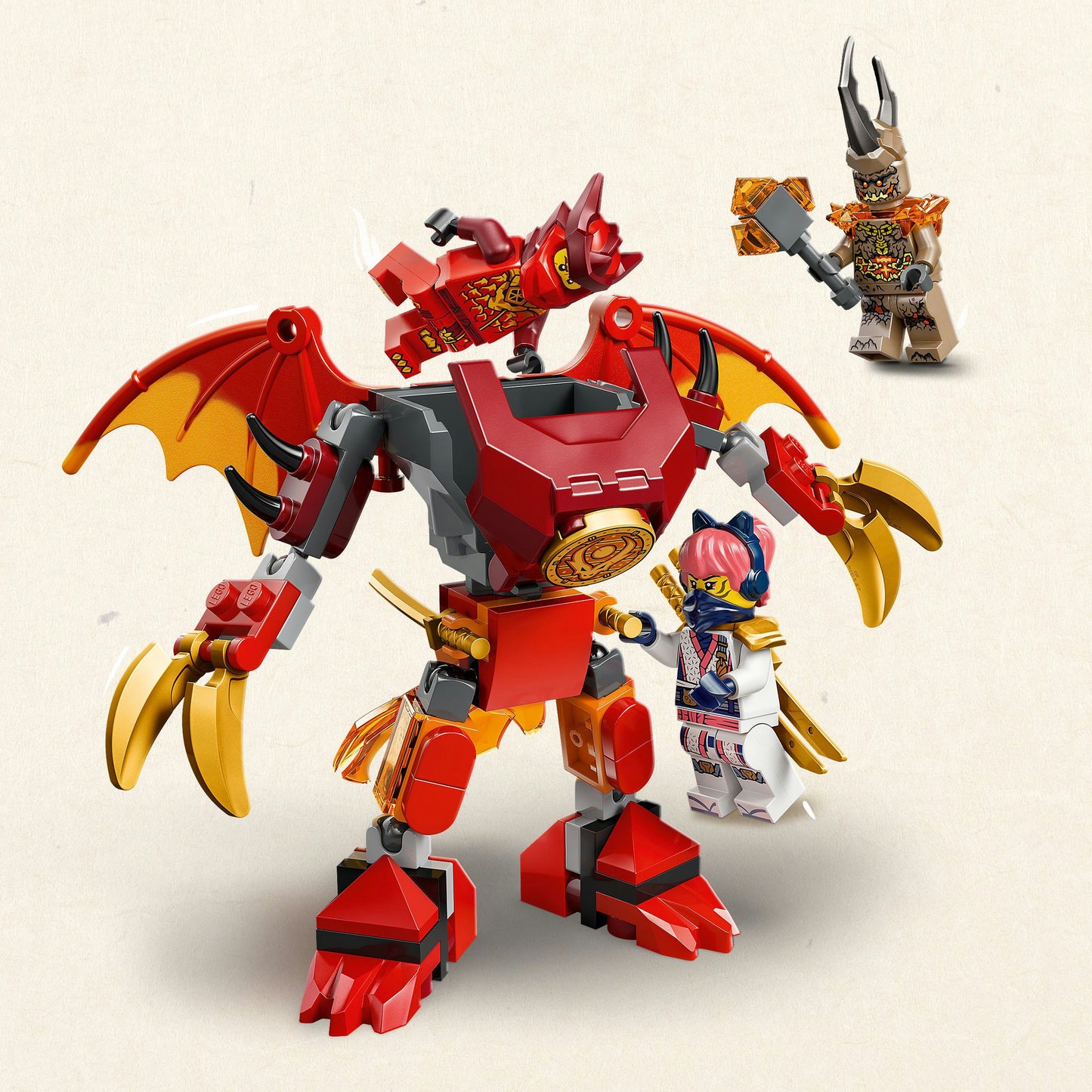 71851 Ninjago Kais Drachen-Mech Battle Set, Konstruktionsspielzeug