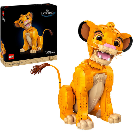 LEGO 43247 Disney Simba, Der junge König der Löwen, Konstruktionsspielzeug