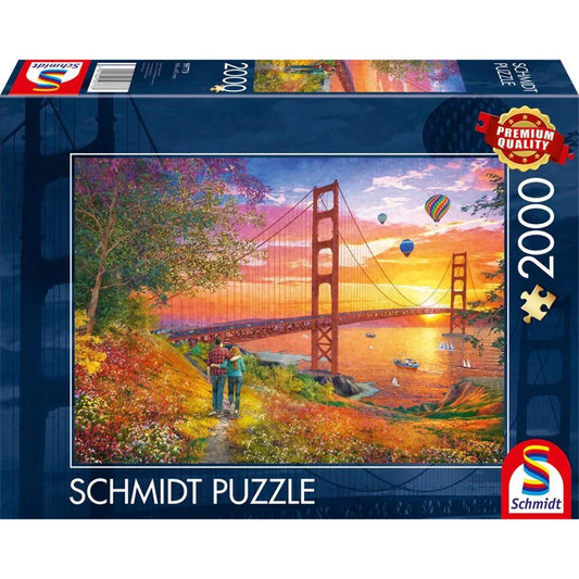 Schmidt Spiele Spaziergang zur Golden Gate Bridge (2000 Teile)