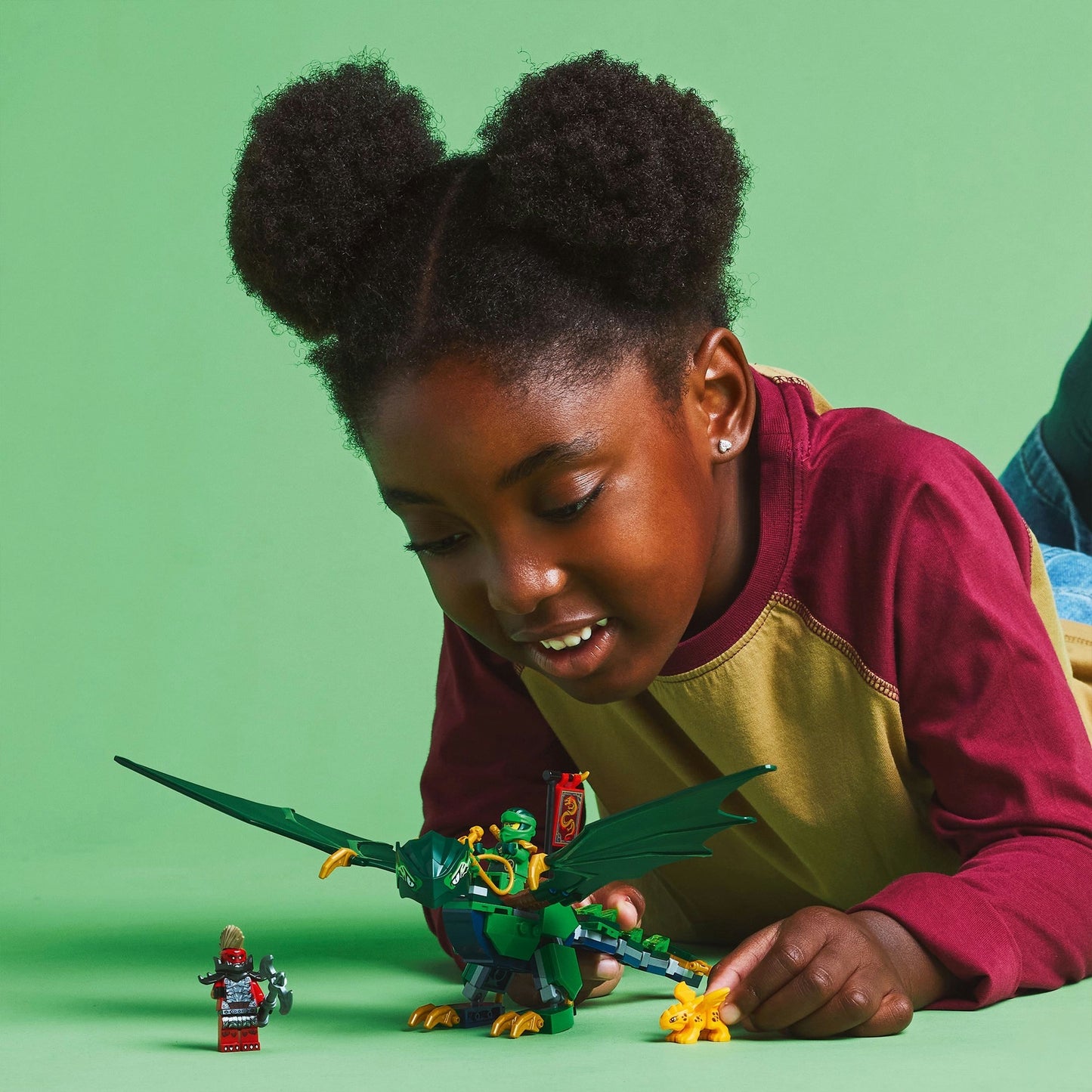 71829 Ninjago Lloyds grüner Walddrache, Konstruktionsspielzeug